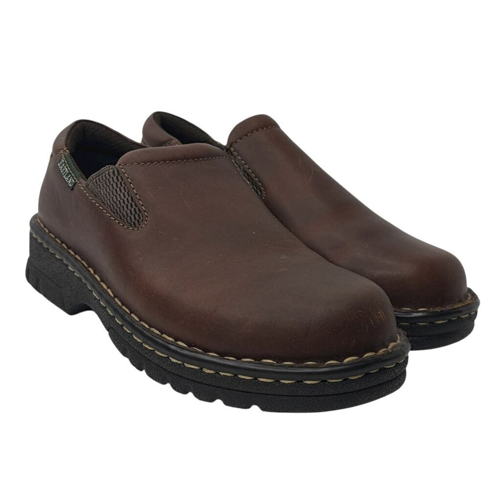 Eastland Newport Women's Size 6.5 M Brown Leather Slip-On Loafer Casual Comfort